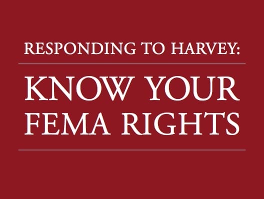 Know Your FEMA Rights